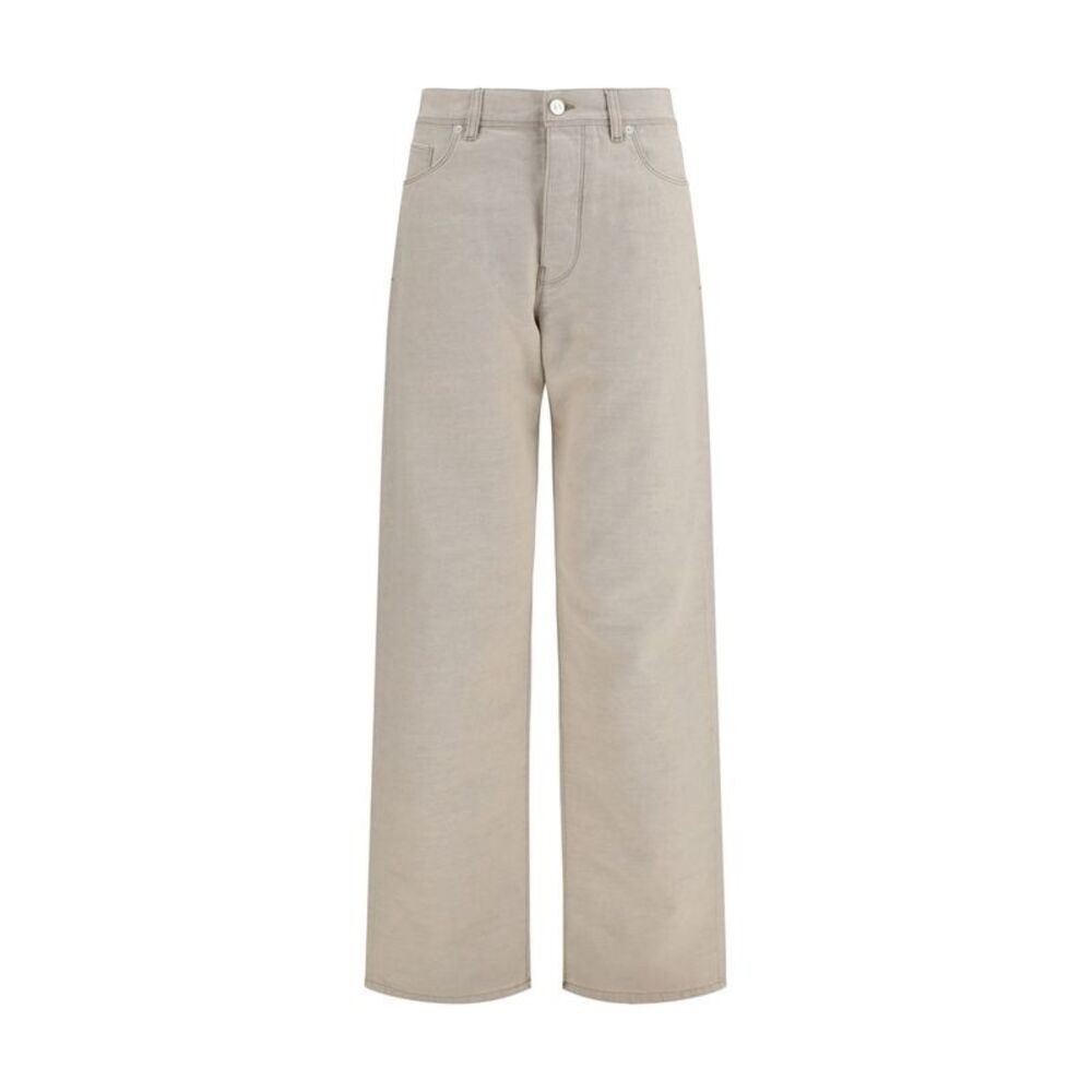 Fendi Beige Cotton Jeans Women's Denim